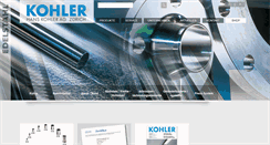 Desktop Screenshot of kohler.ch