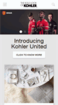 Mobile Screenshot of kohler.co.in