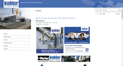 Desktop Screenshot of kohler.de